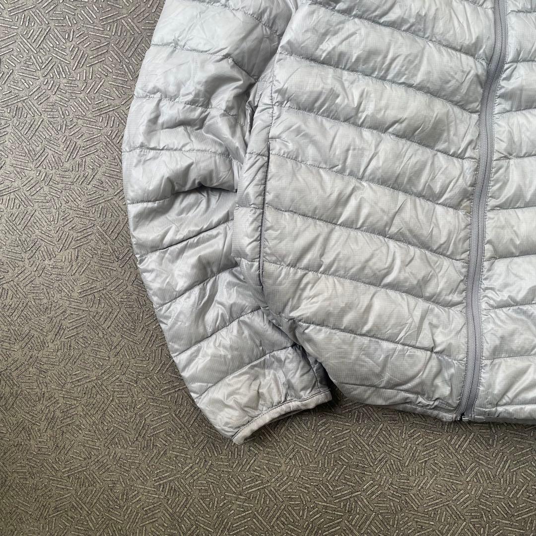 old uniqlo 00s y2k down parkar silver - メルカリ