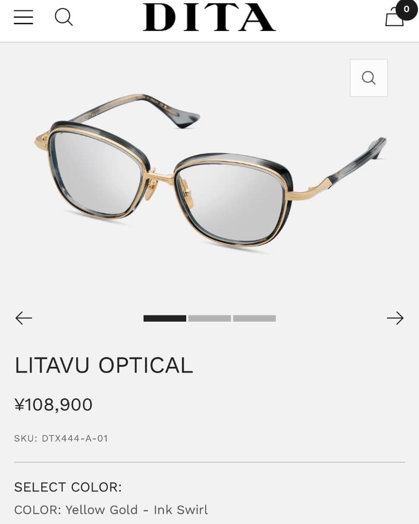 未使用】DITA/ディータ LITAVU DTX444-A-01 - メルカリ