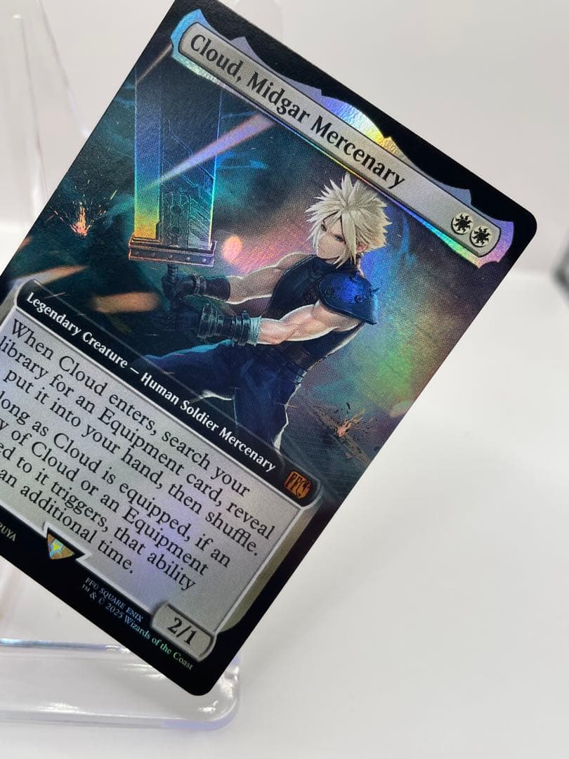 MTG✖️ff 英語版 ミッドガルの傭兵、クラウド 厳格なガード、ルールー