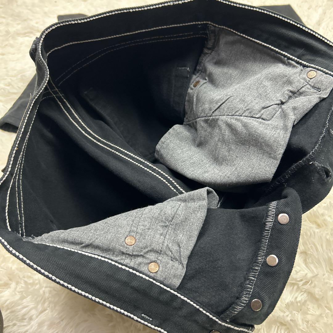 美品 希少 90s USA製 リーバイス 501 ブラック ホワイトステッチ