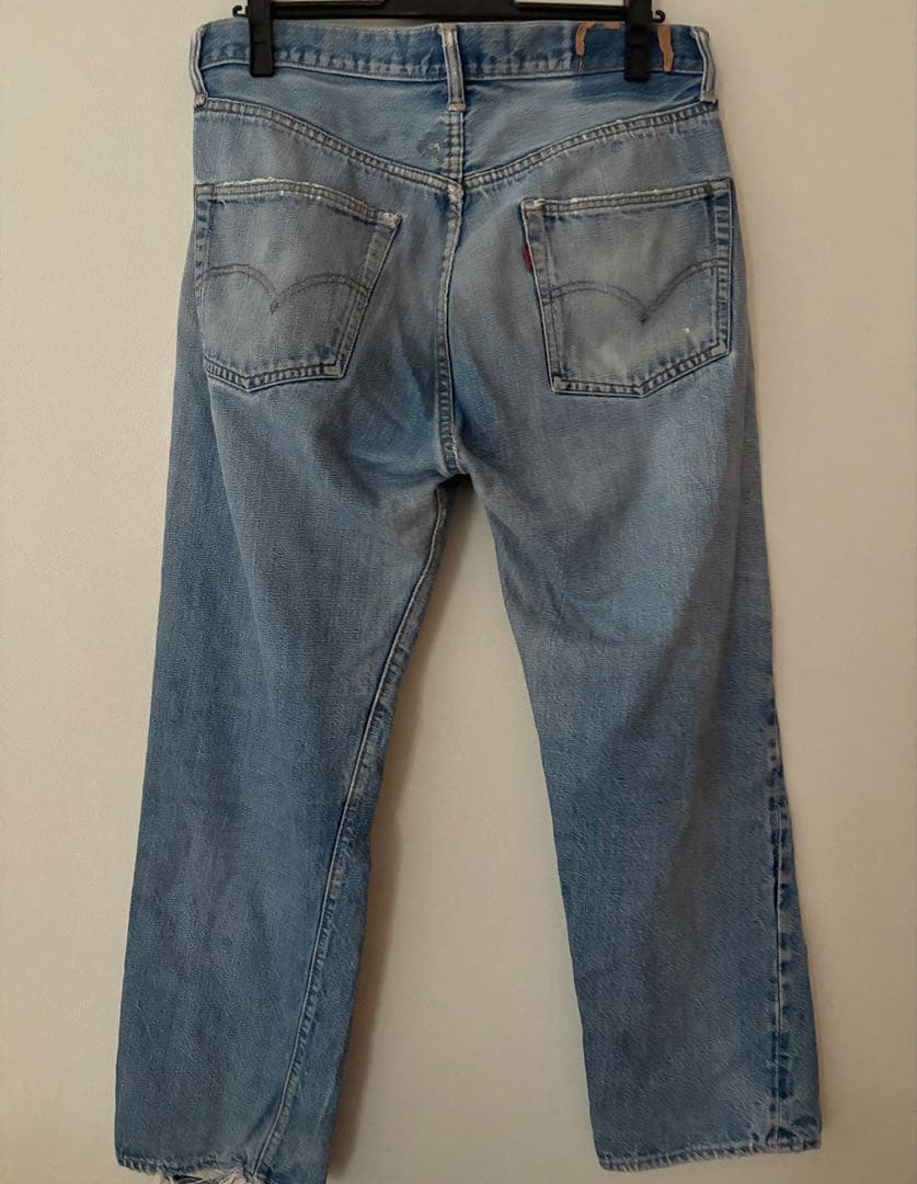 実寸w34】70s リーバイス501ビッグE 66前期 縦落ち良好 ゴールデン