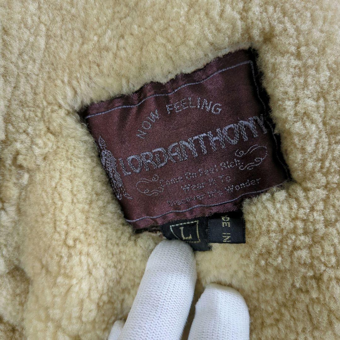 LORD ANTHONY B-3 ムートンジャケット Lサイズ リアルムートン - メルカリ