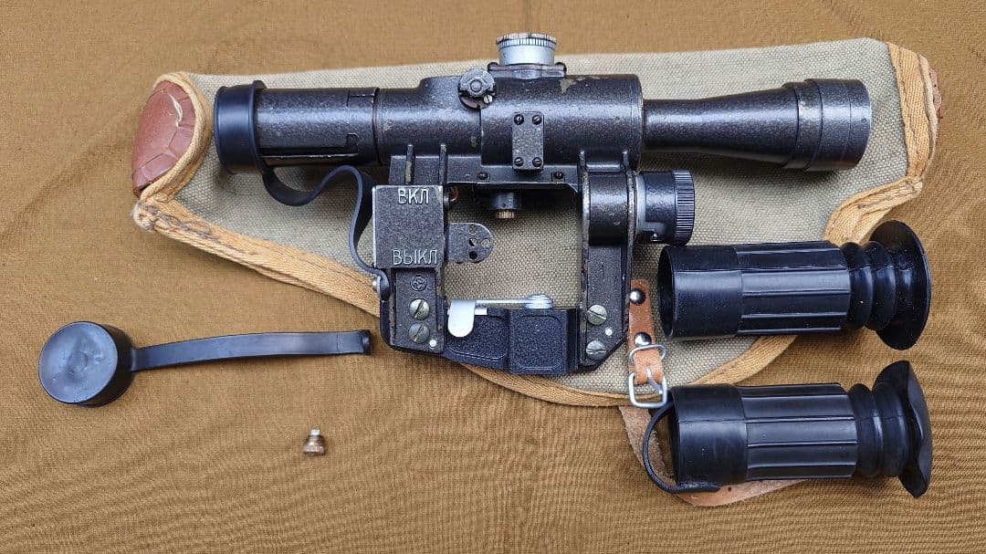 実物 PSO-1 スコープ 旧ソ連トチプリボル中央設計局製 IR検知