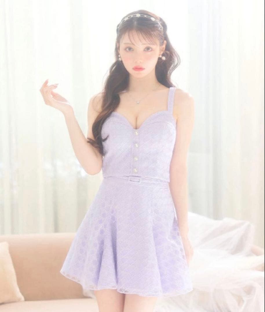 ローブドフルール　セットアップ キャバドレス XSサイズあり【ROBE de FLEURS/ローブドフルール】 セットアップ