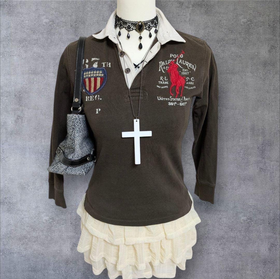 y2k ラルフローレン ビッグポニー 平成 ギャル グランジ ピチ コア