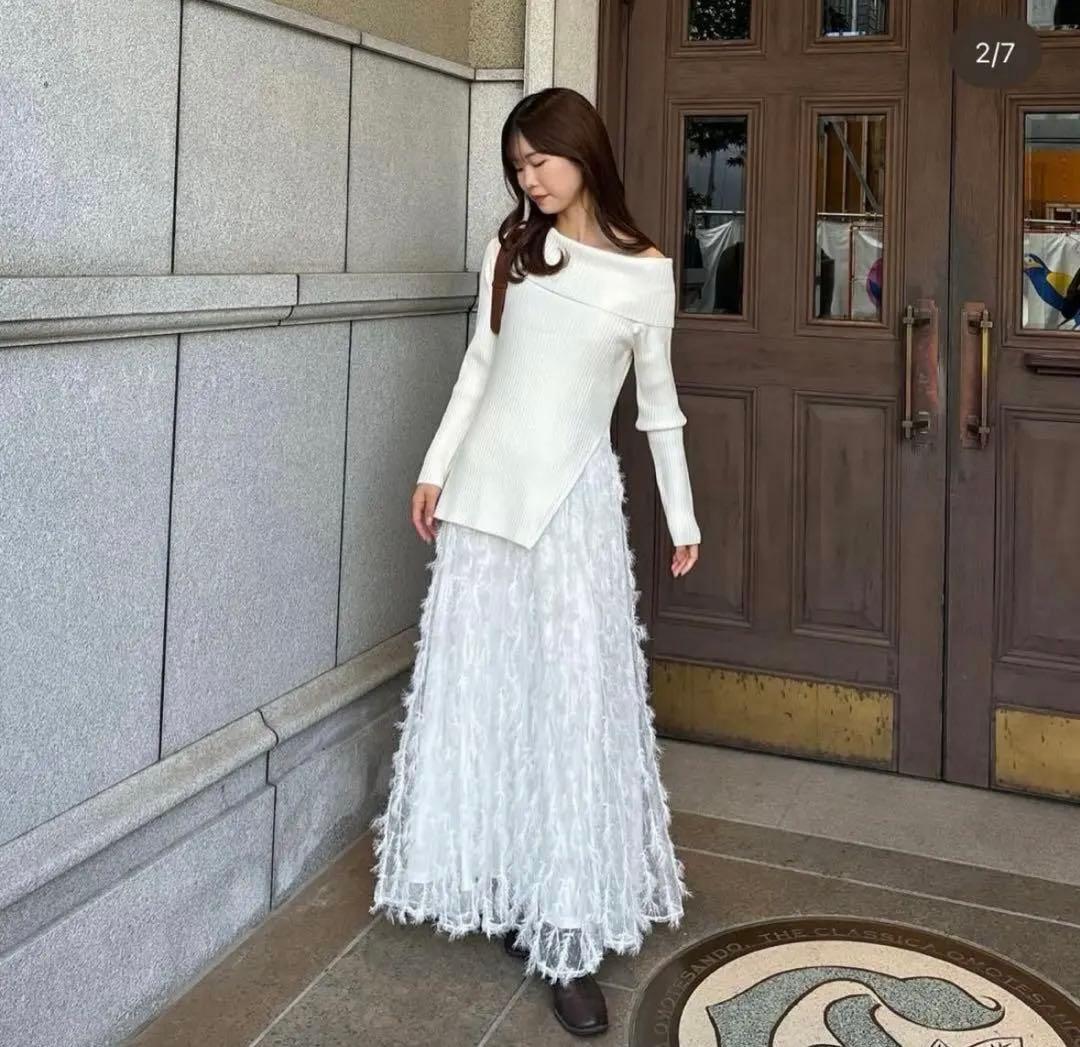 COCO DEAL オフショルスリットニット×キャミワンピース - メルカリ