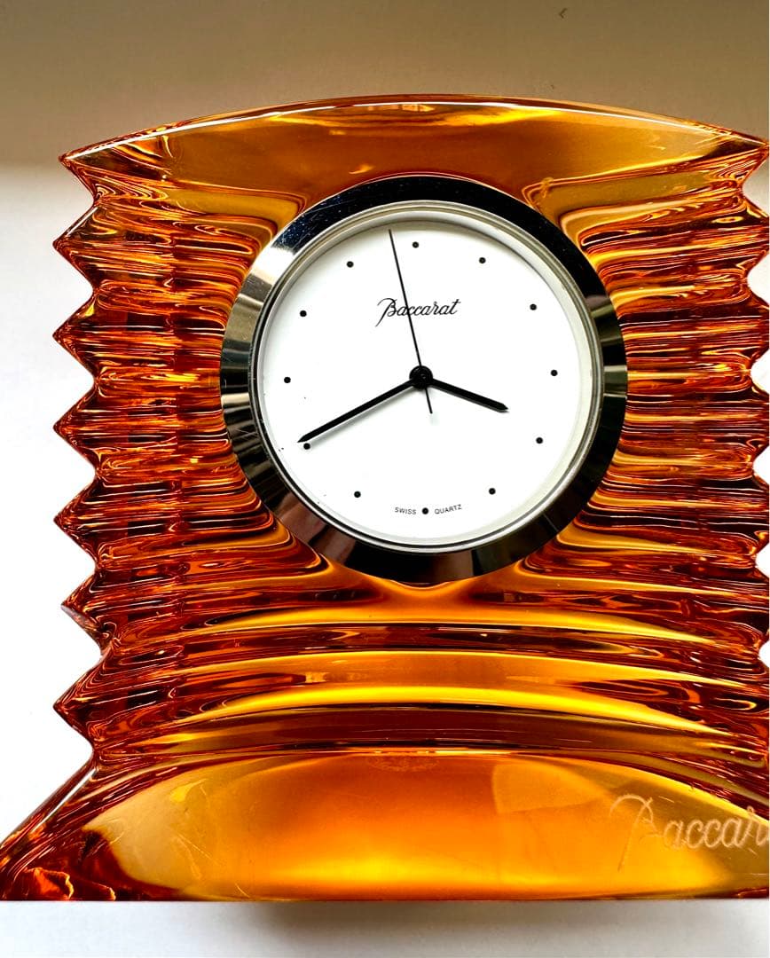 オレンジ色の置時計Maruman 置時計 EM-700 オレンジ ミッドセンチュリー