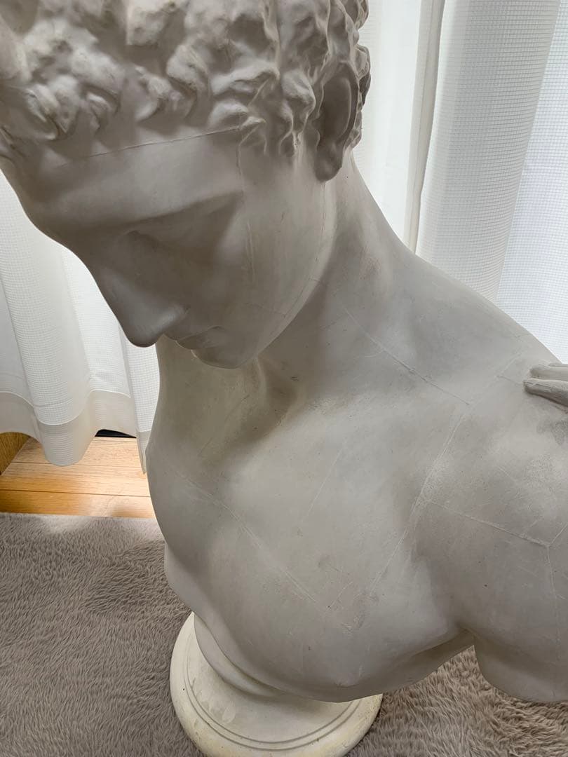 希少 石膏寄せ型製法 ヘルメス石膏像 デッサン用 芸大受験用 絵画用石膏