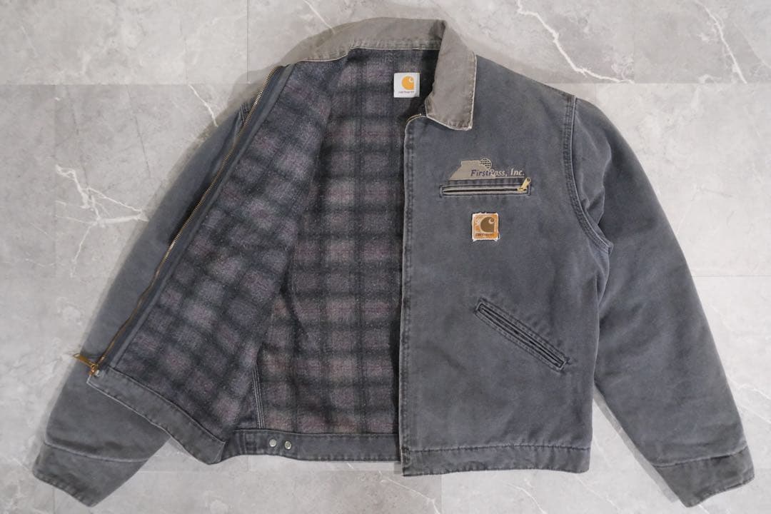 J97 PTL L USA製 カーハート デトロイト ジャッケット 大きいタグ