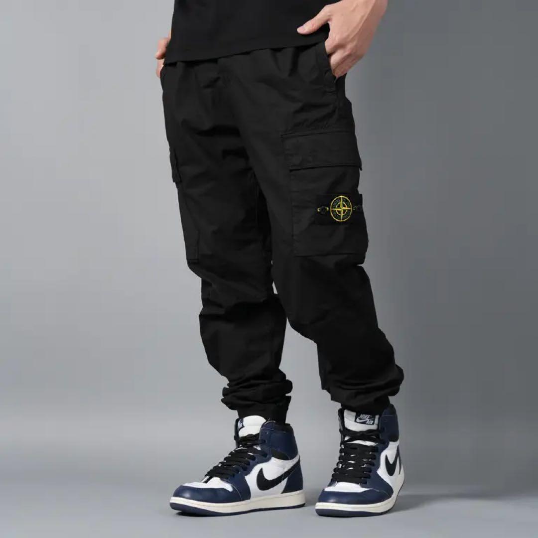 確実正規品】定価71,500円 STONE ISLAND カーゴパンツ W30 - メルカリ