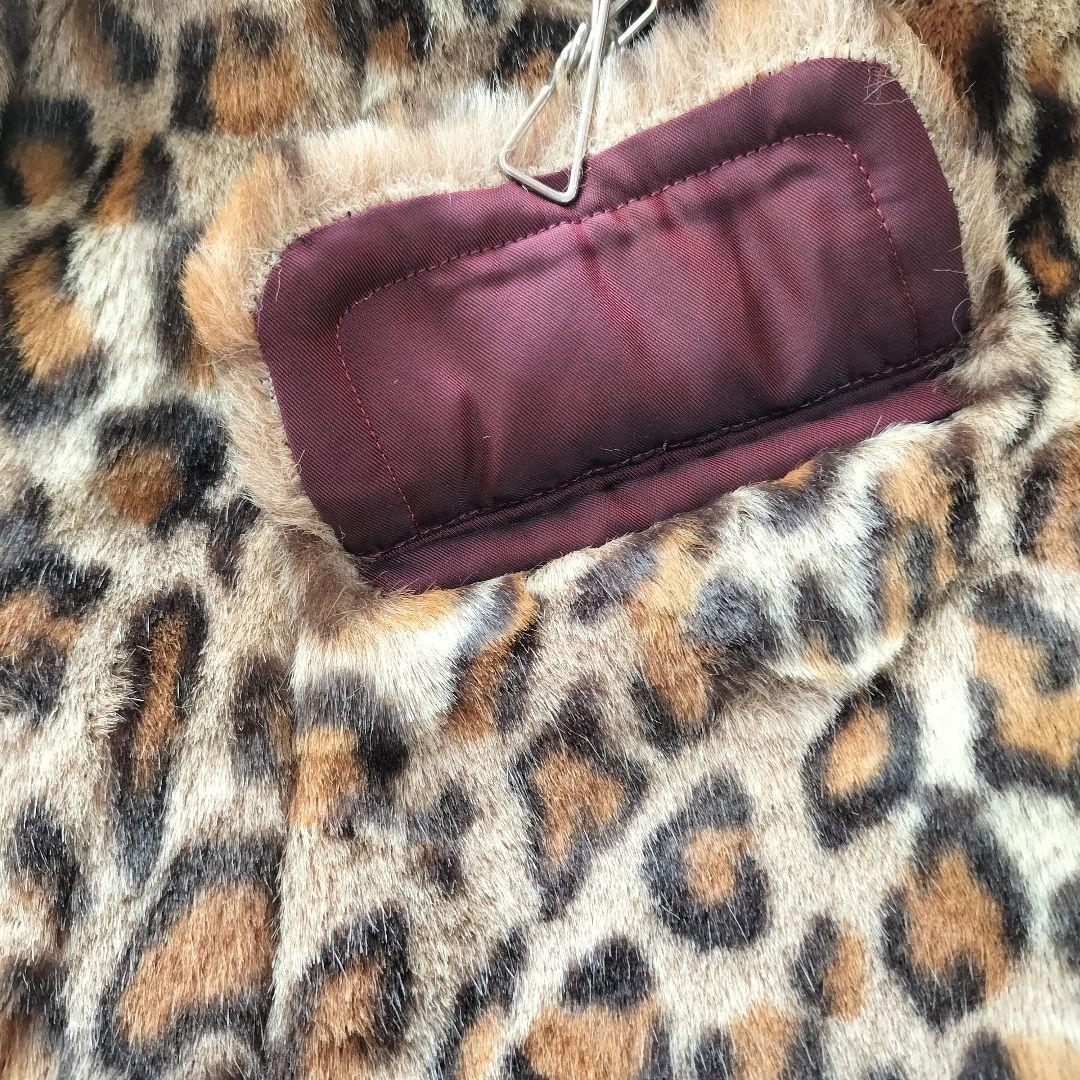 ジュンヤワタナベ コムデギャルソンマン レオパード ファー ジャケット