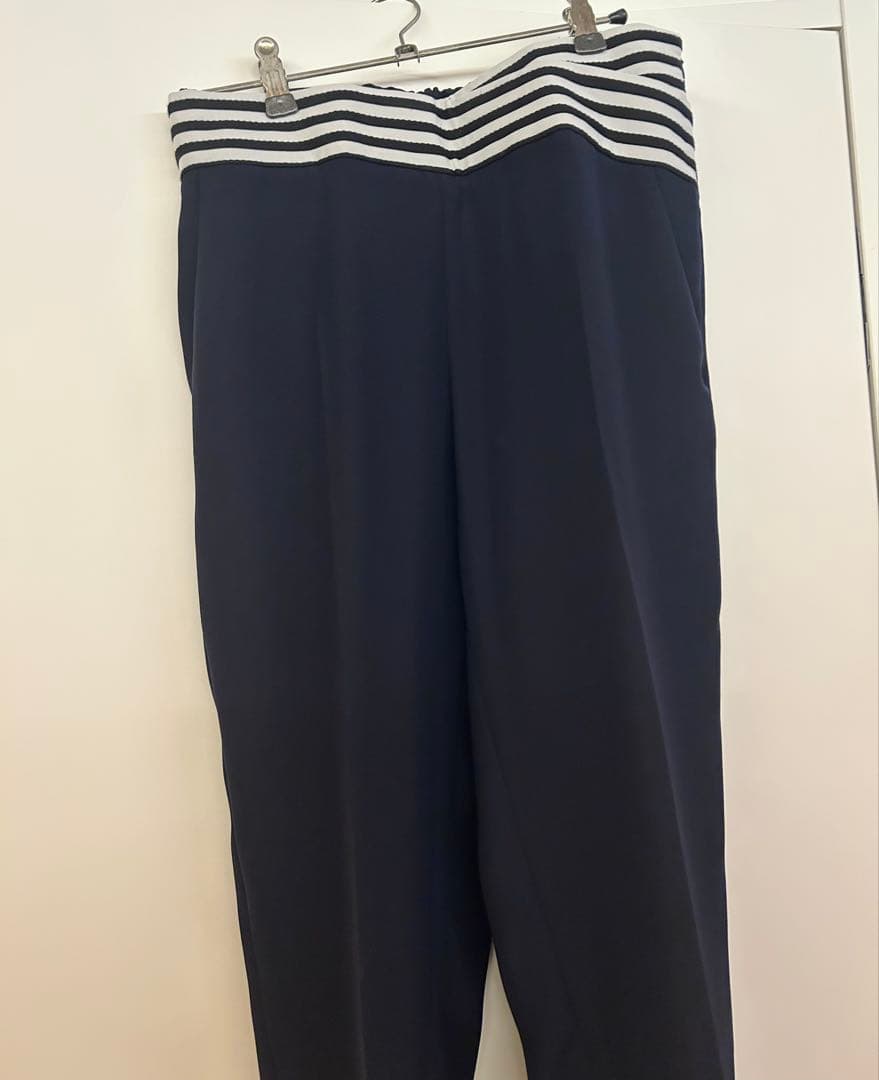Borders at Balcony テーパードパンツ ネイビー 36 - メルカリ
