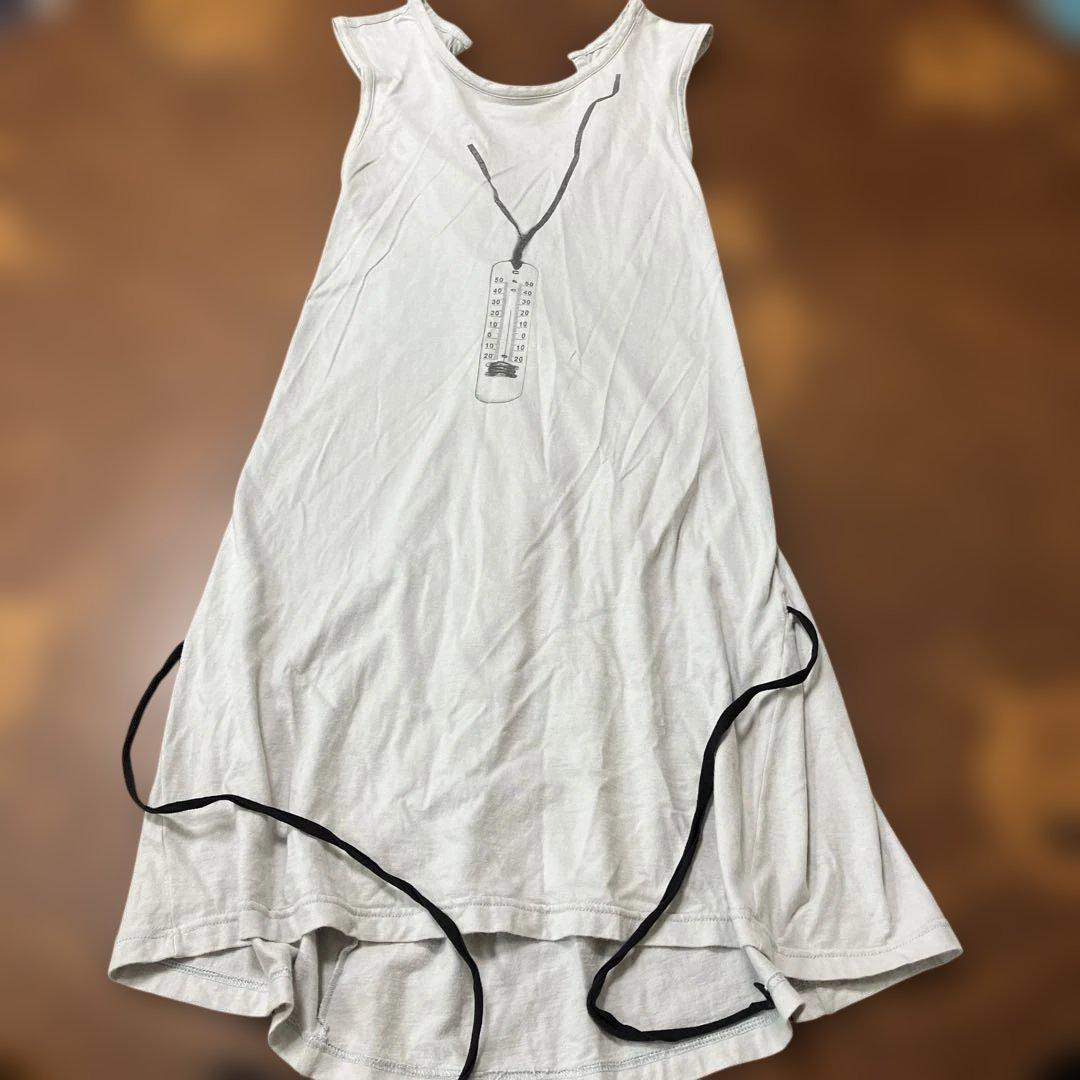 Ann Demeulemeester 室度計ロングタンクトップ 男女