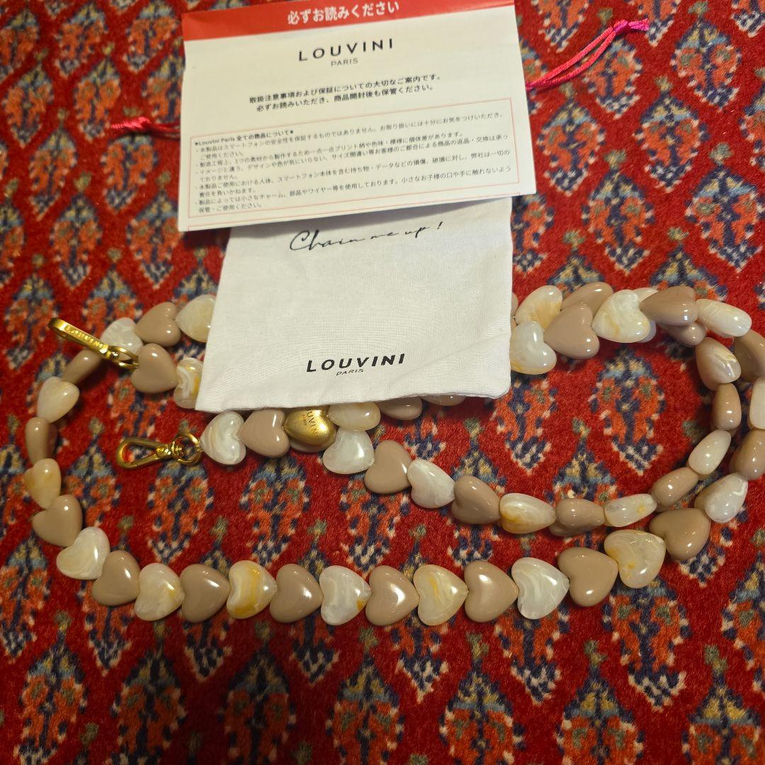LOUVINI ハート型ショルダーストラップ yoshiko様専用 LOUVINI PARIS ハートストラップの通販 by ☾lala☆｜ラクマ