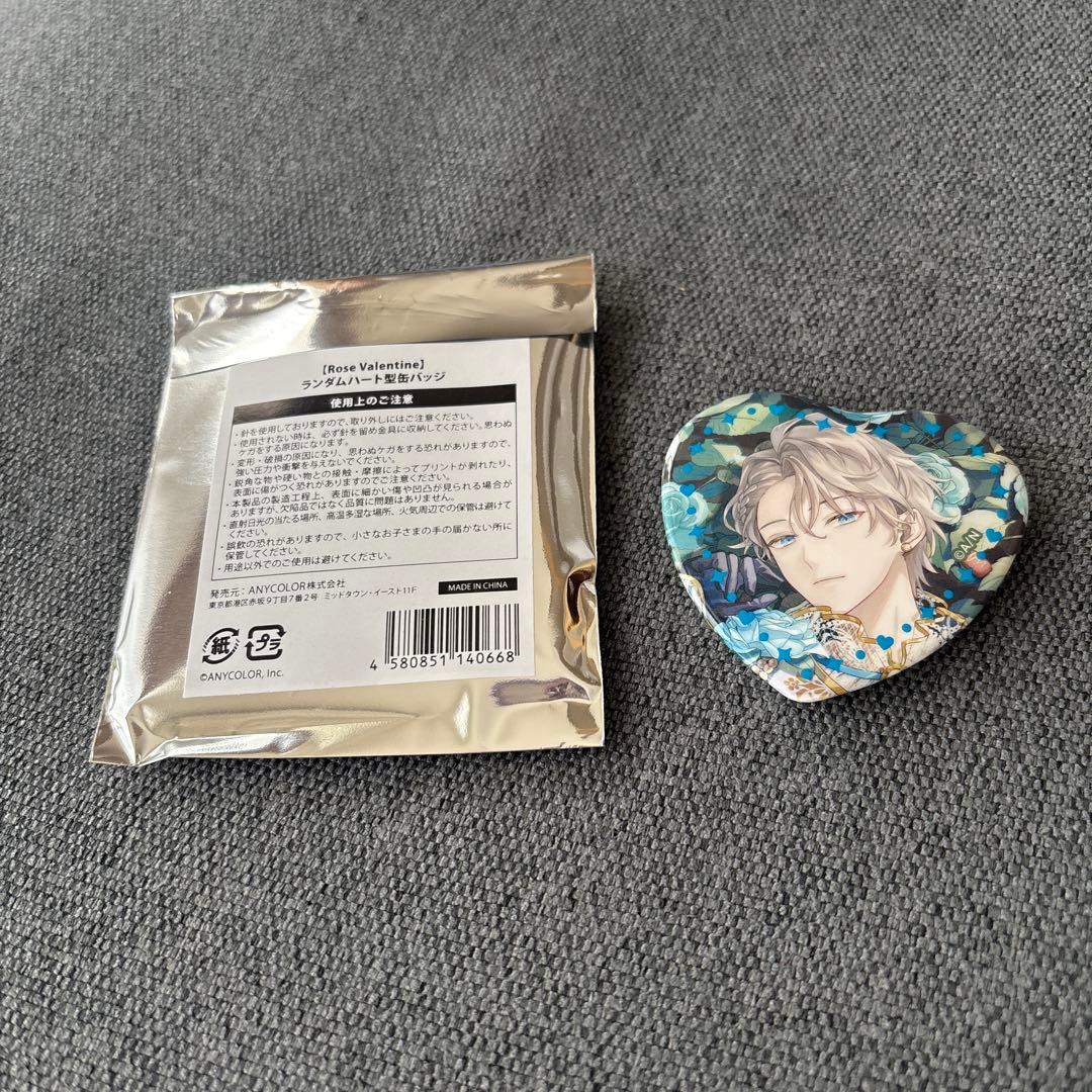 にじさんじ Rose Valentine バレンタイン 缶バッジ 甲斐田晴 - メルカリ