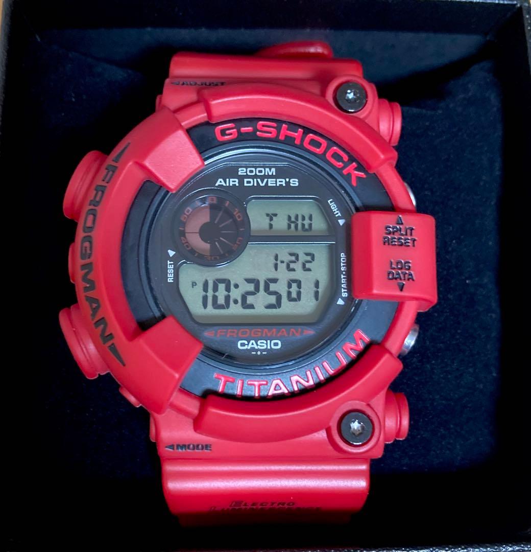 【ニャンハナ‼️】美品G-SHOCK フロッグマン DW-8200F-4JR 楽天市場】【電池交換済プレミア商品・保証なし・外装＆BOX訳あり】 G