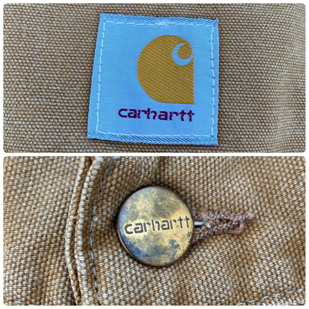 80〜90s カーハート USA製 星タグ ダブルニーペインターパンツ W30