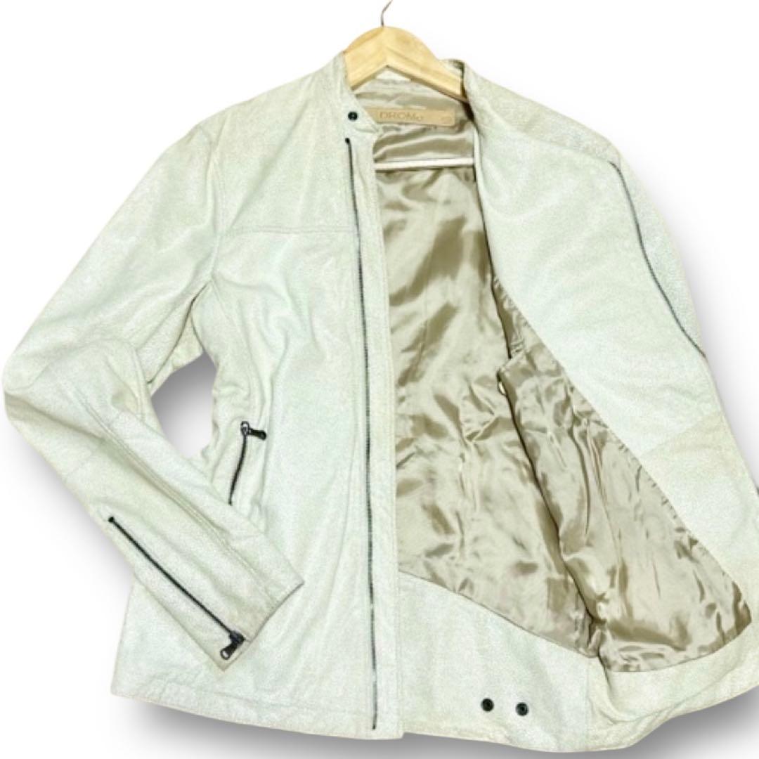 DROMe ゴートレザー ライダース ジャケット 山羊革 本革 ドローム 楽天市場】【ポイント10倍】レザージャケット メンズ 本革 ゴート