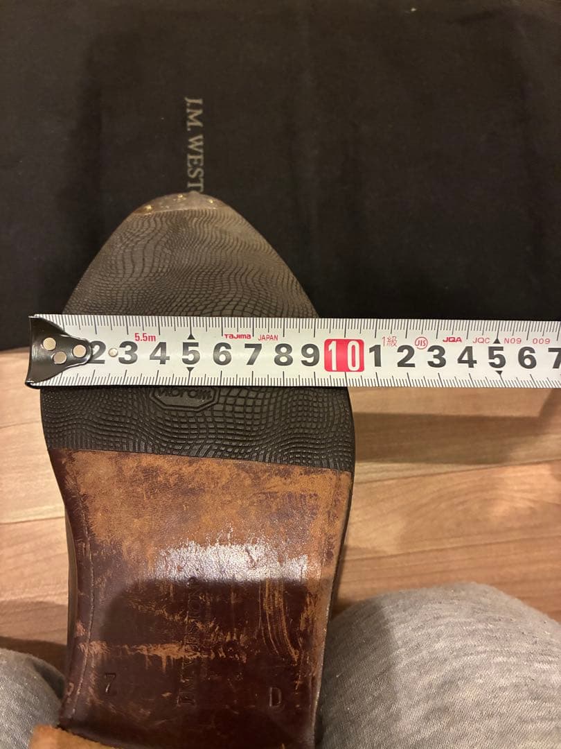 J.M.WESTON ジェイエムウエストン　ストレートチップ　サイズ7/D