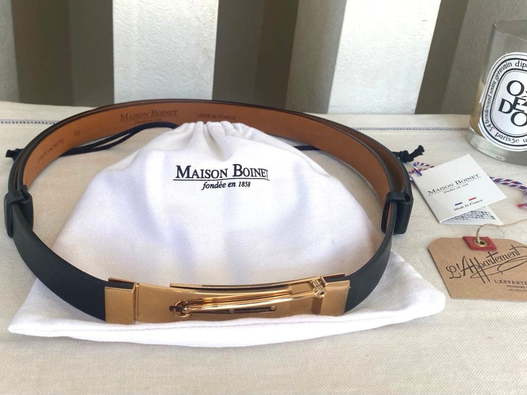 美品✴︎【MAISONBOINET】メゾンボワネ アパルトモンピンバックル