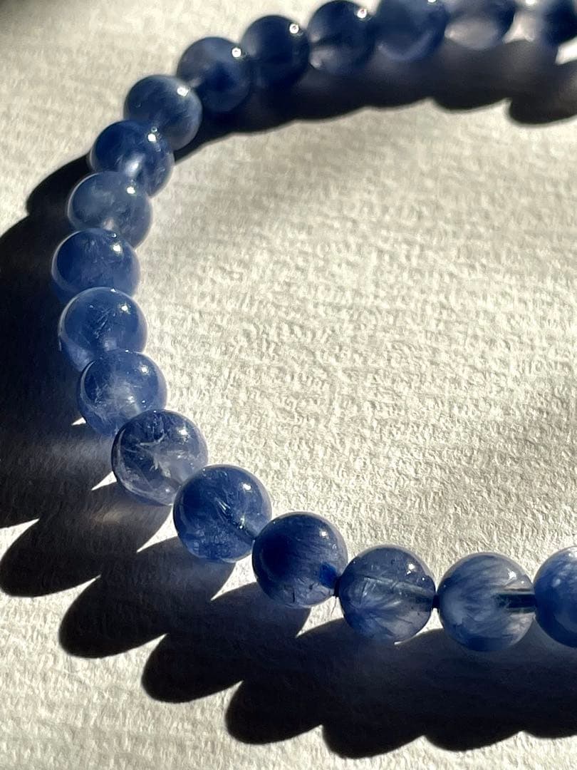 Y-6【高品質•新品】ディモルチェライトDumortierite 4.5mm 珠