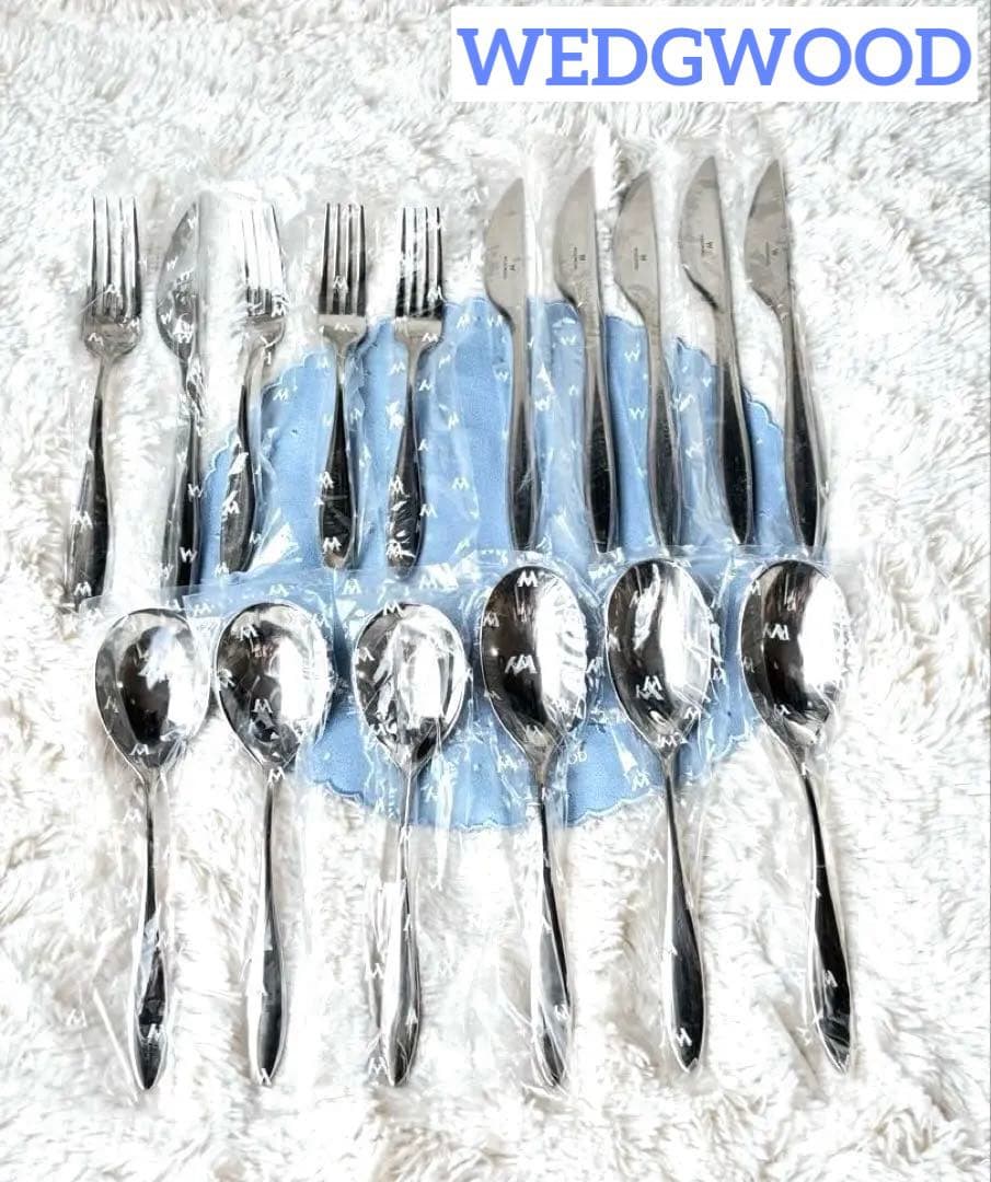 未使用　ウェッジウッド　カトラリーセット　18−10ステンレス 未使用】ウェッジウッド ディナー カトラリー セット 18-10 ステンレス