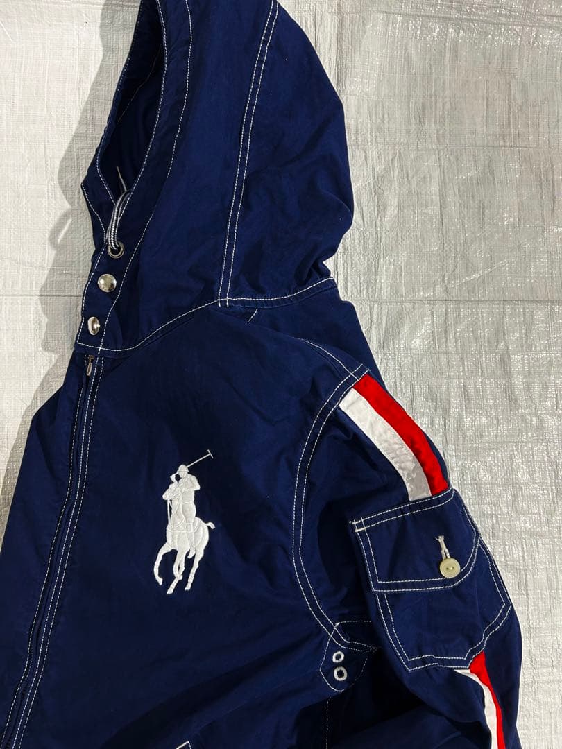 POLO R ポロ ラルフローレン ビッグポニー フード ジャケット ネイビー
