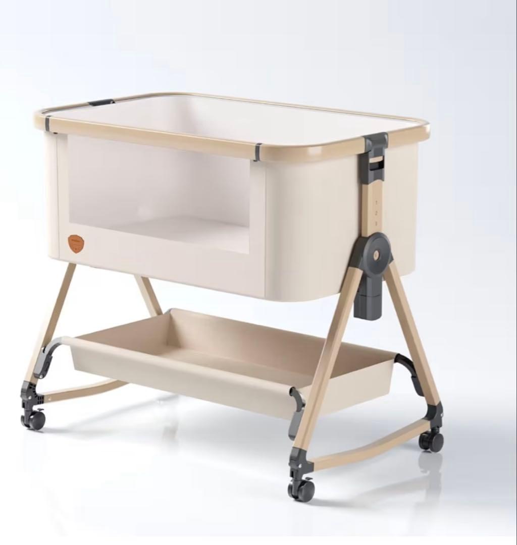 格安HZDMJベビーベット 移動可能・持ち運び・折りたたみ添い寝（一部シミあり） 楽天市場】HZDMJ ベビーベッド 折りたたみ おすすめ 添い寝ベッド