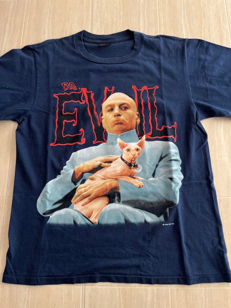 90s オースティンパワーズ Dr.EVIL 映画 ムービー Tシャツ【当時物
