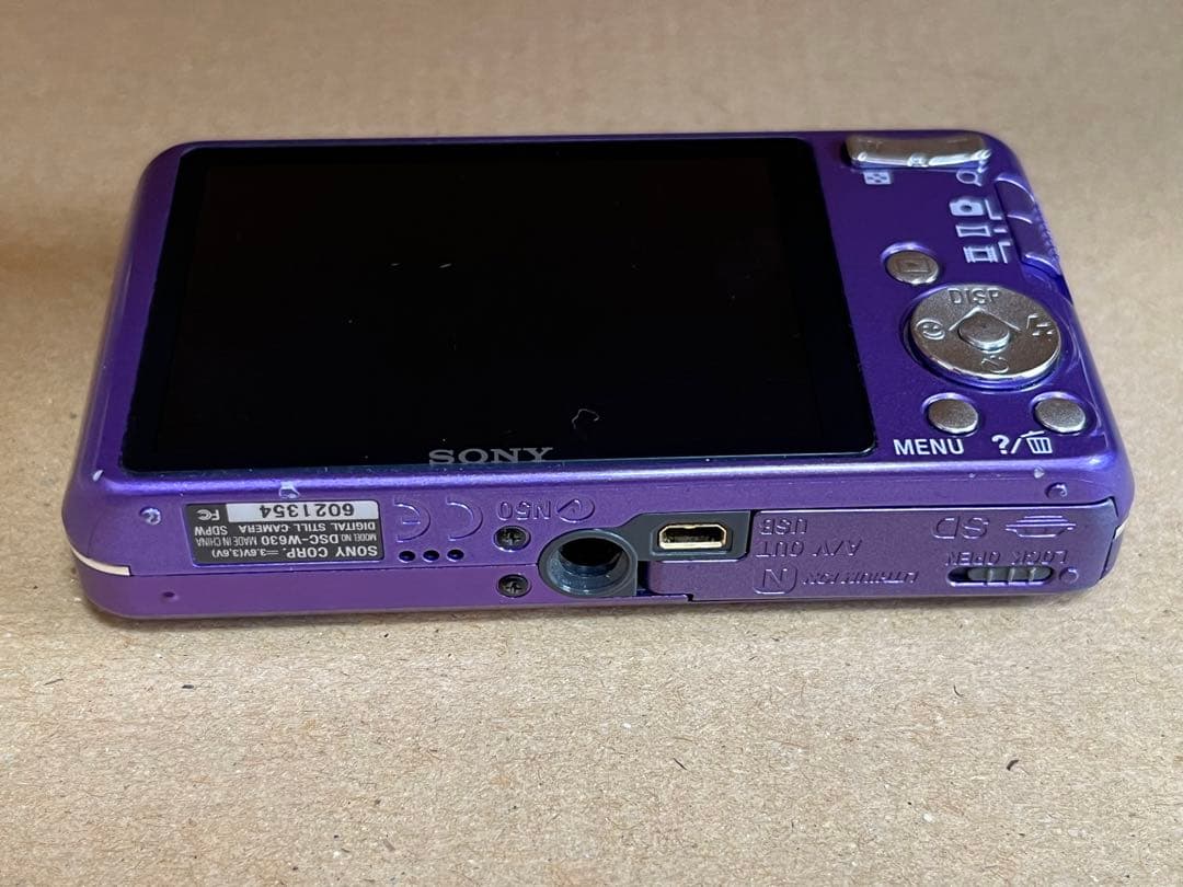 SONY ソニー サイバーショット DSC-W630 デジカメ パープル 紫 - メルカリ