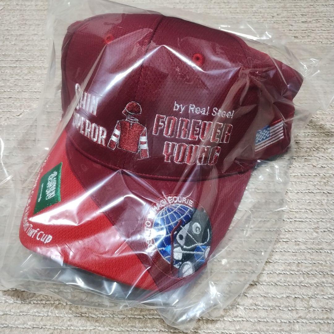 フォーエバーヤング・シンエンペラー サウジ優勝記念キャップ 矢作厩舎