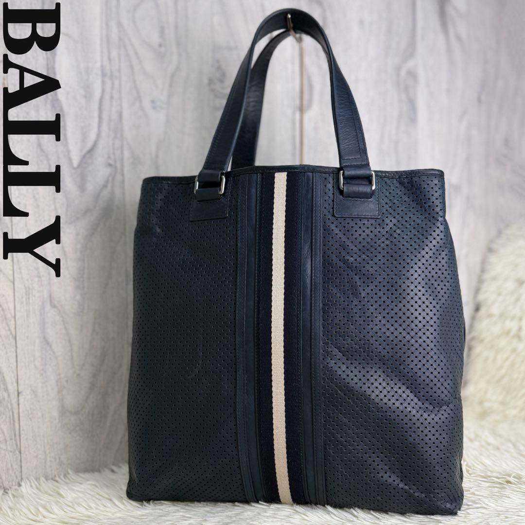 人気♡A4♡トレインスポッティング♡BALLY パンチング レザー トート