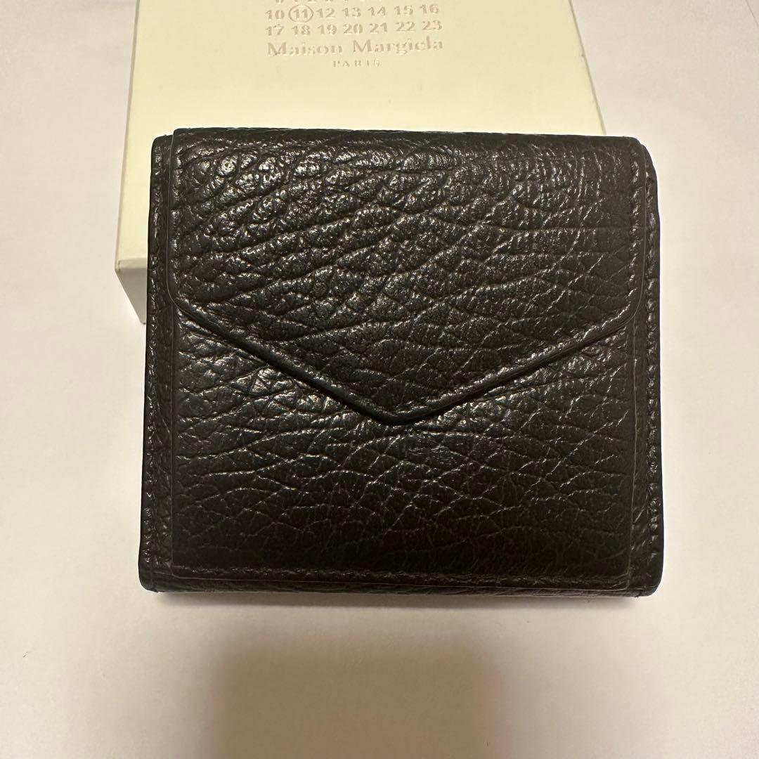 美品】メゾンマルジェラ 財布 ブラック メンズ 箱付き S56UI0150