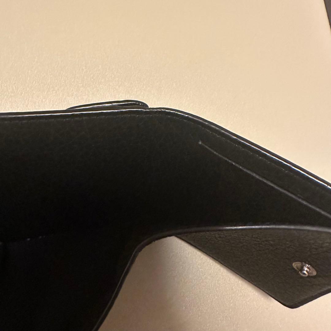 美品】メゾンマルジェラ 財布 ブラック メンズ 箱付き S56UI0150