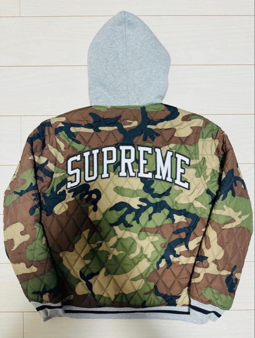 Supreme × champion 迷彩柄 キルティングジャケット - メルカリ