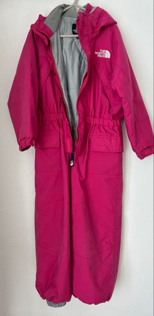 THE NORTH FACE ピンク ジャンプスーツ 110 - メルカリ