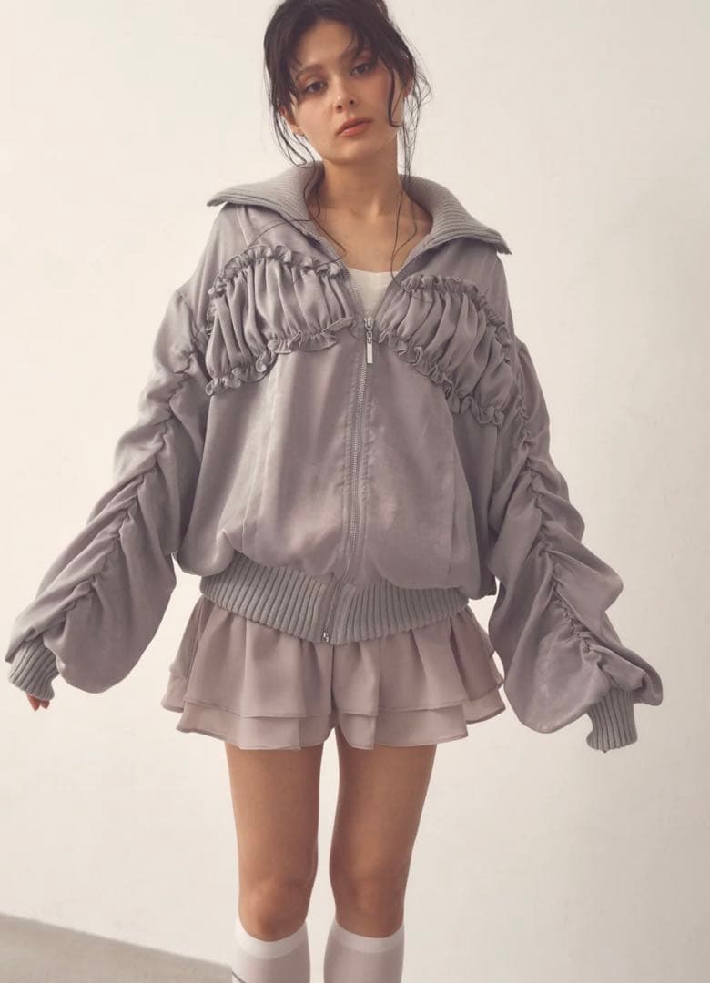 Pellicule ribbon gather lib blouson