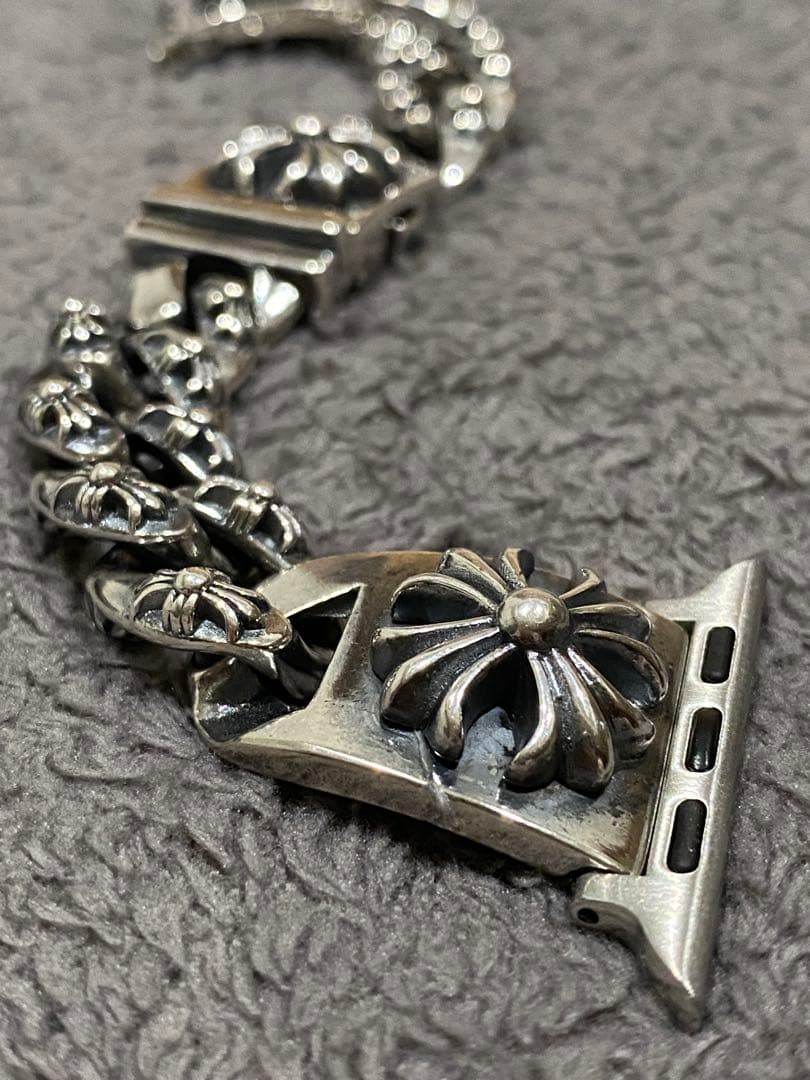 即日発送 タイニー アップルウォッチ ダブルロック式 アダブタ付き 【一点物. KUROCURRANT クロカラント ダブルループベルト カーフ 牛革 アップル