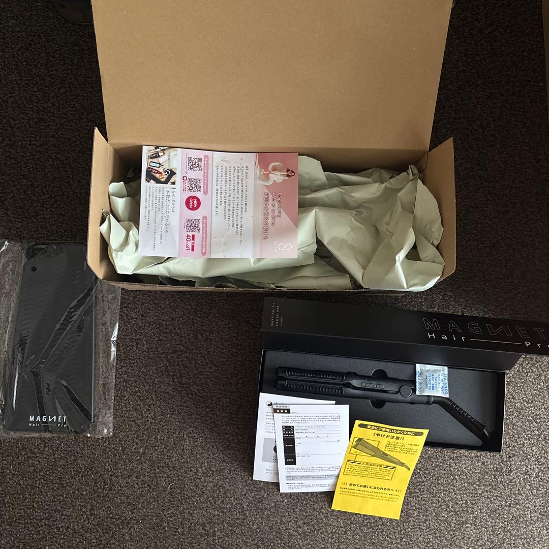 新品未使用⭐️ マグネットヘアプロストレートアイロン 楽天市場】【もれなくトリートメントプラス付 最大1,485円OFFクーポン