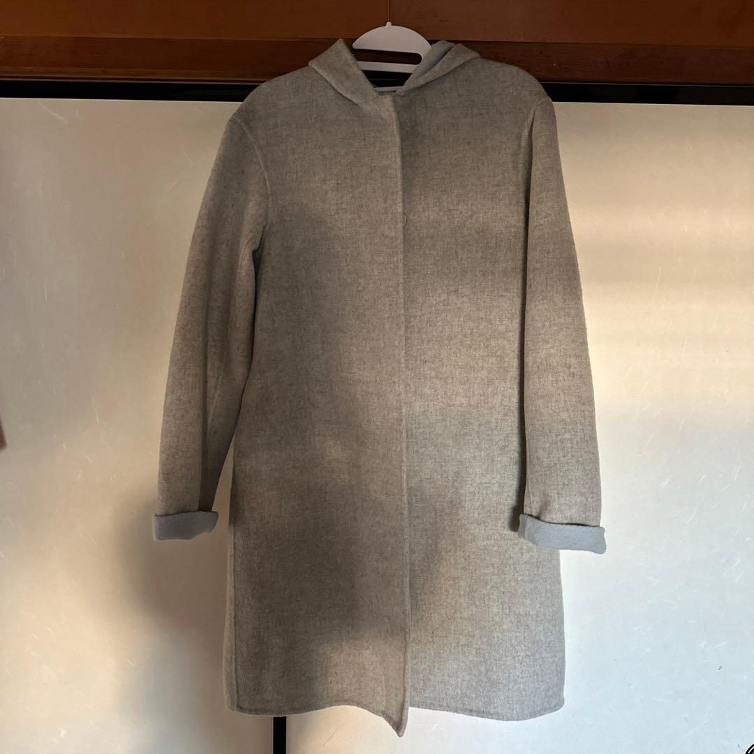 セオリー　ダブルフェイスコート　グレー×水色 FEEL SPRING IN COLORS Theory [セオリー] 公式通販サイト