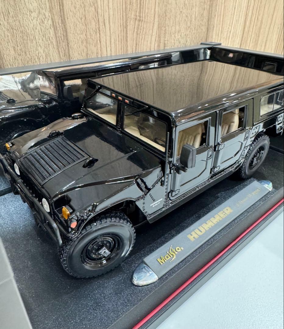 Maisto HUMMER 1:18 ハマー H1 ブラック エディション Hummer H1 Wagon Black 1/18 Diecast Model Car by Maisto - Walmart.com