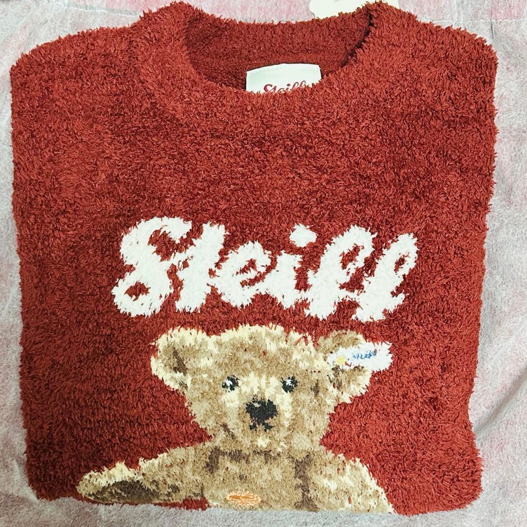 ジェラートピケ シュタイフ プルオーバー＆チェック柄ロングパンツ