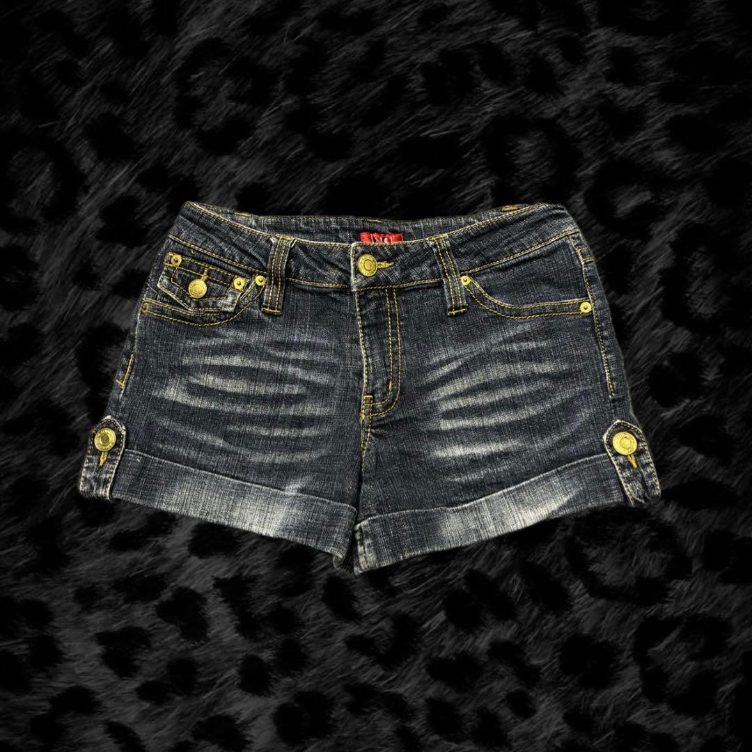 平成ギャル Y2K グランジ デニムショートパンツ ミニ丈 d.i.a. 系
