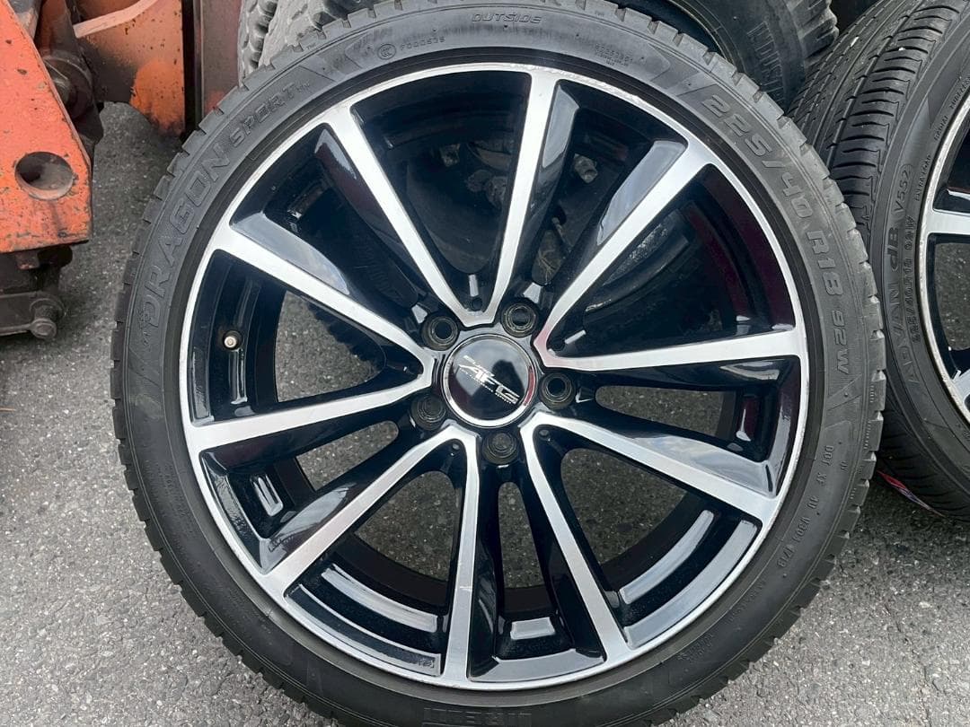 ベンツBクラス純正AW 夏4本セット 225/40/18ピレリドラゴンスポーツ