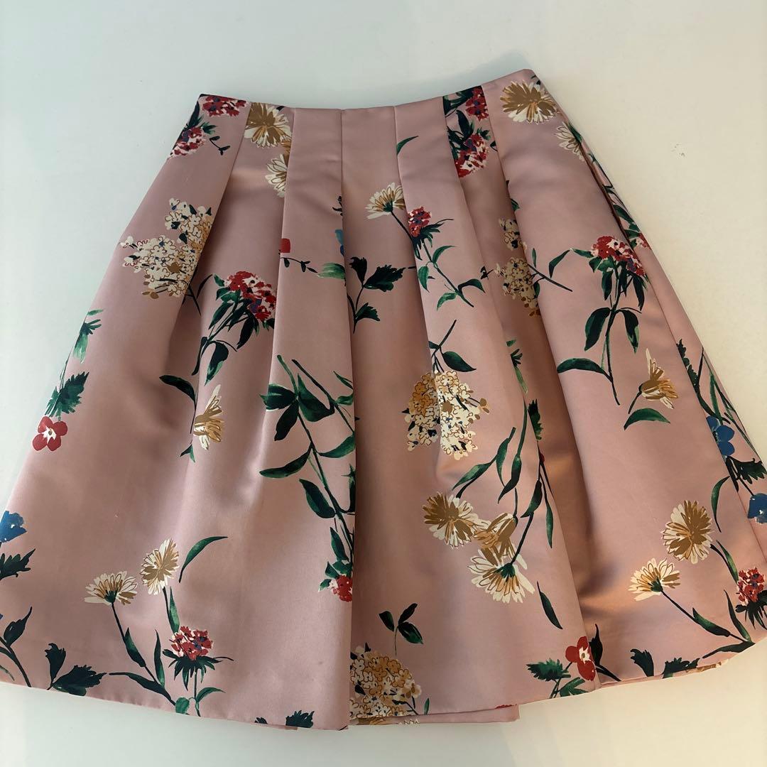M'S GRACY 花柄フレアスカート ひざ丈 ピンク - メルカリ