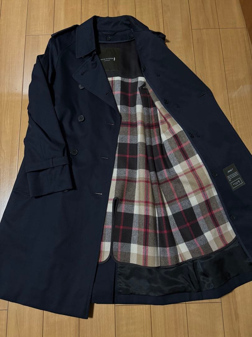 美品＊マッキントッシュロンドン トレンチコート ウールライナー付 36