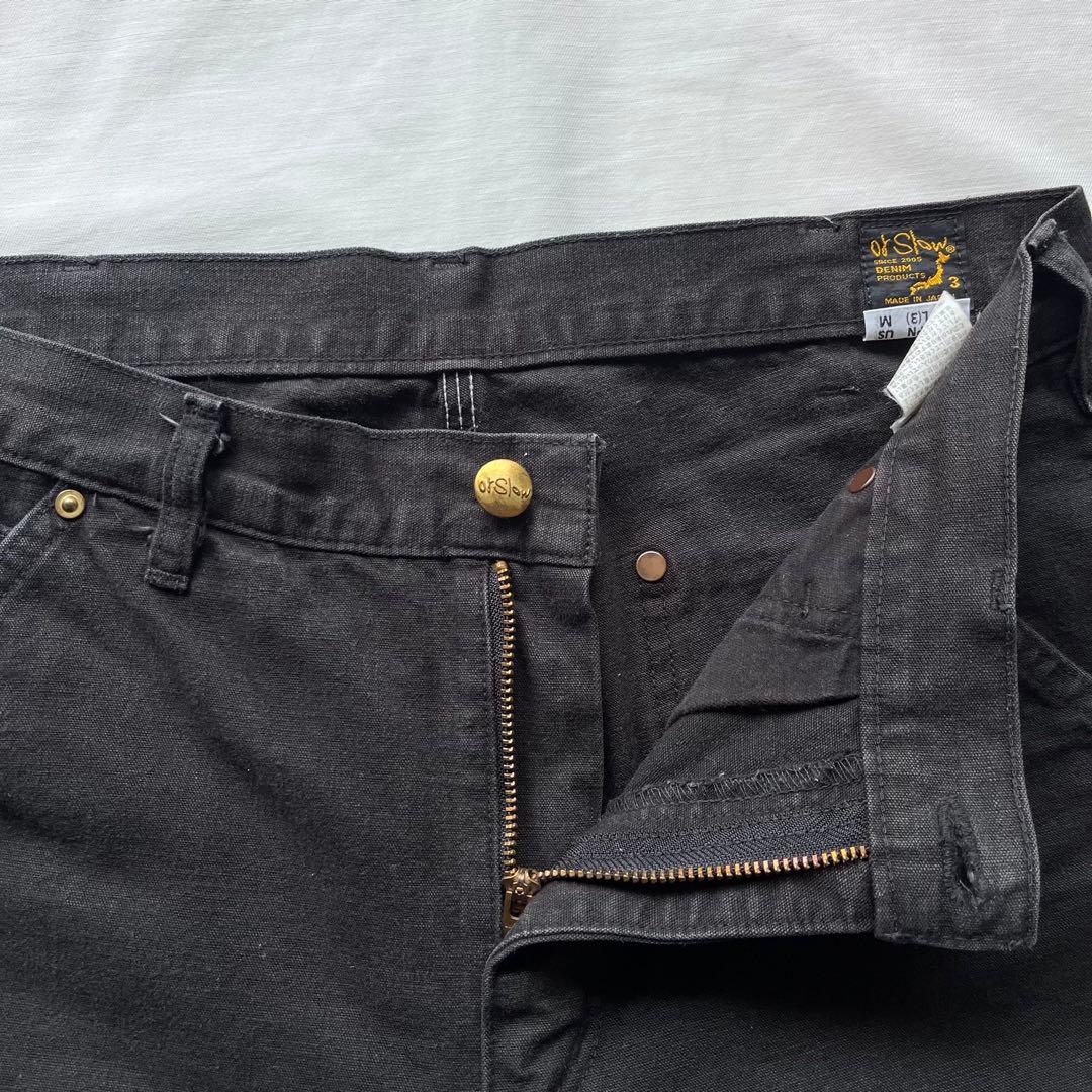 orslow オアスロウ ダックパンツ ダブルニー サイズ3 ブラック 日本製