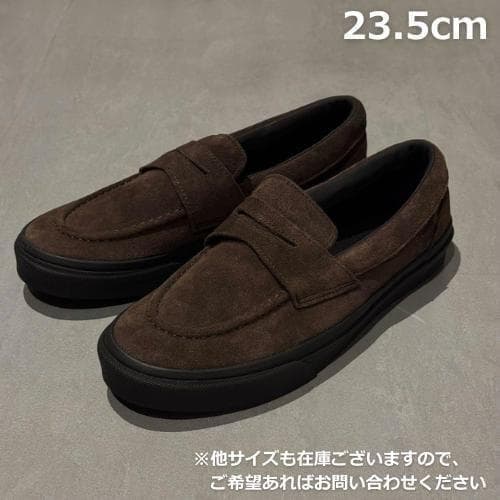 VANS バンズ ローファー V196CF CN スエード ブラウン 23.5 VANS】 ヴァンズ LOAFER ローファー V196CF CN BROWN/BLACK | ABC-MART