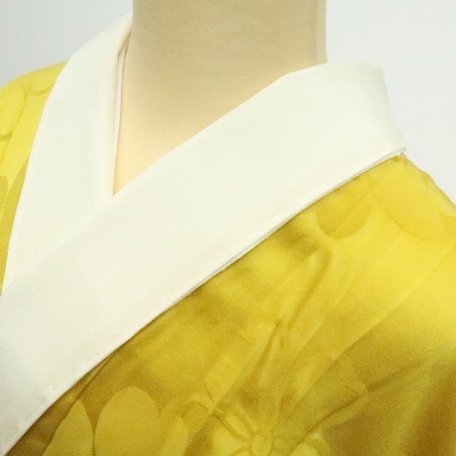 Y2338◇新品 正絹 高島屋謹製 袖無双 半襟仕付け糸付 手縫い 長襦袢