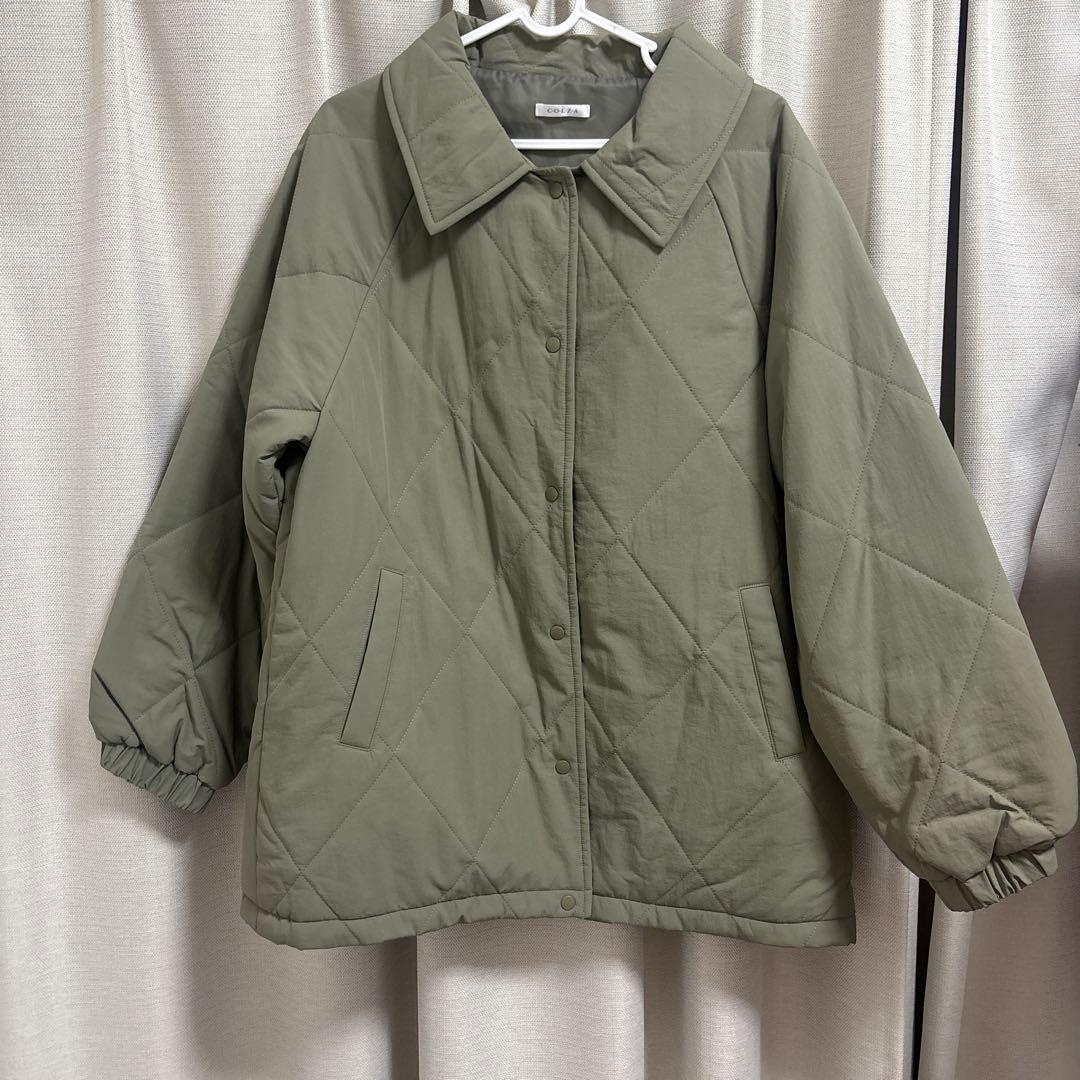 C.O.L.Z.A キルティングジャケット Mサイズ オリーブグリーン - メルカリ